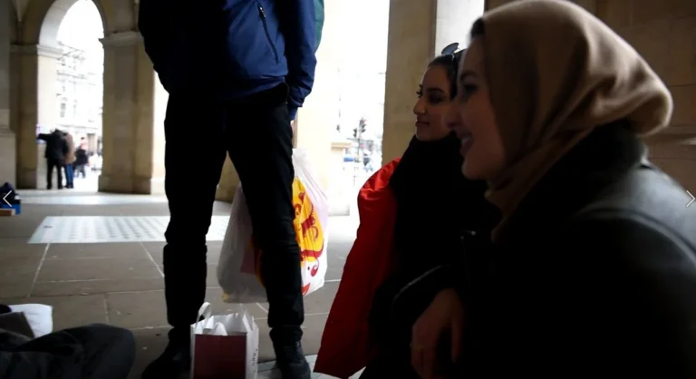 Helping the Homeless (Christmas Day)