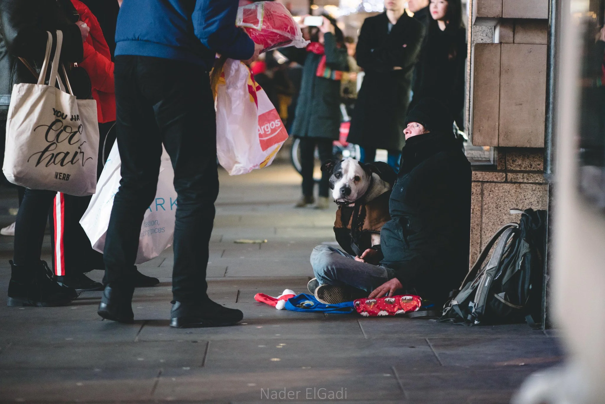 Helping the Homeless (Christmas Day)